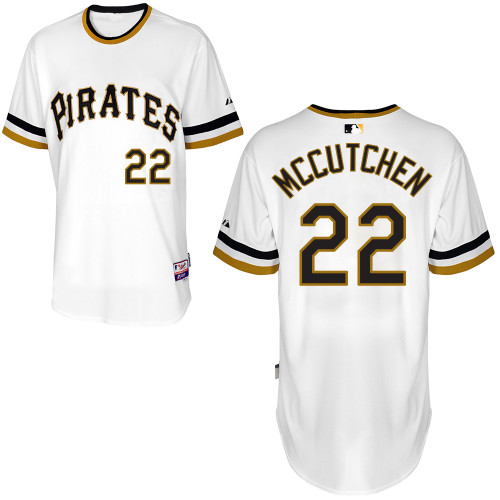 Andrew McCutchen #22 MLB Jersey-Pittsburgh Pirates Men's Authentic Alternate White Cool Base Baseball Jersey